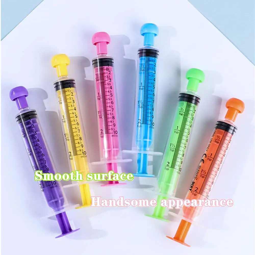 10 個カラフルな香水チップシリンジストレート引き出しツール神聖な調剤香水シリンジ香水抽出器 10 ミリリットル