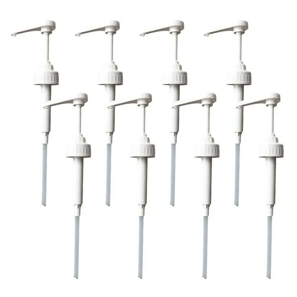 Pack Of 8 Pressure Head Nozzles For Sugar Bottle Hand Pressure Quantitative Dispensing 8CC/10CC/15CC/20CC For Kitchen Use