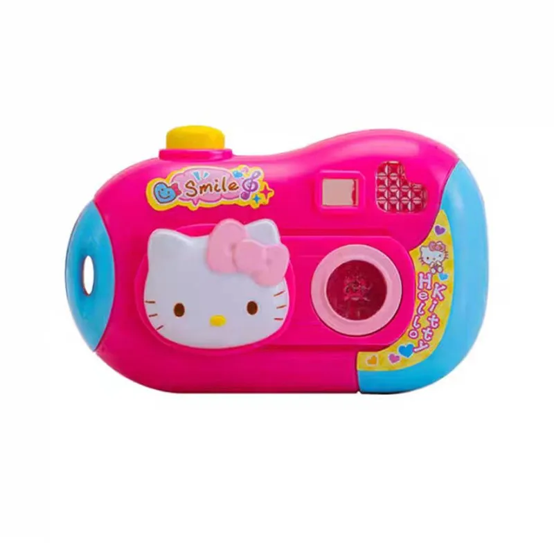 헬로키티 귀여운 미니 카메라 소리와 빛 시뮬레이션 장난감 소녀 놀이 집 어린이 선물