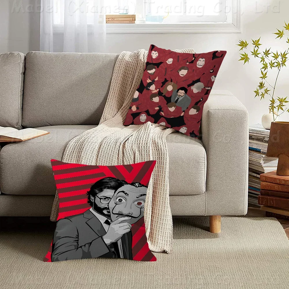 Moscow Crime Drama Money Heist Cushion Cover Pillowcase Upholstery Sofa Throw Pillow Home Decor Pillowcas