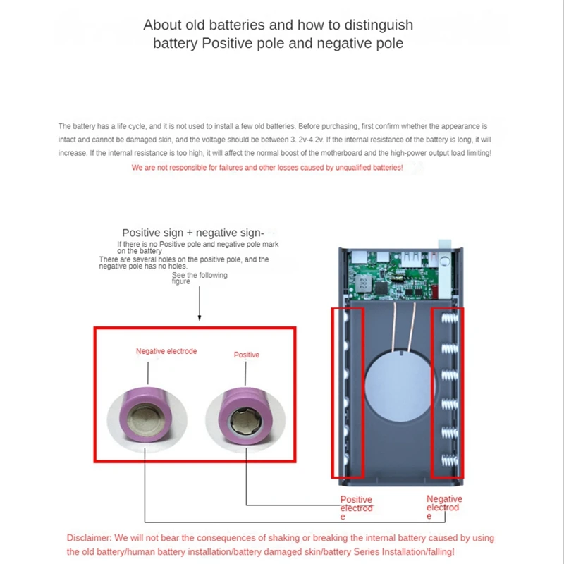 لتقوم بها بنفسك شحن علبة البطارية مع الضوء ، لحام صندوق تخزين البطارية الحرة ، علبة صندوق الطاقة ، T12 ، 12x18650