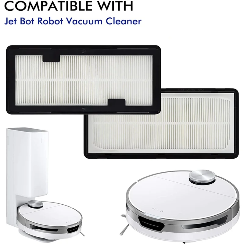 2Pcs Washable Replacement Hepa Filters for Jet Bot AI+ and Jet Bot+ Vacuum Cleaners,Fit for VR30T85513W/AA Robot