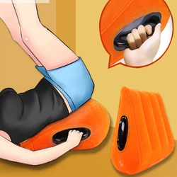 Almohada Sexual inflable para adultos, cojín de cuña mágica con mango de posición de amor, sofá BDSM, juguetes eróticos para juegos de parejas