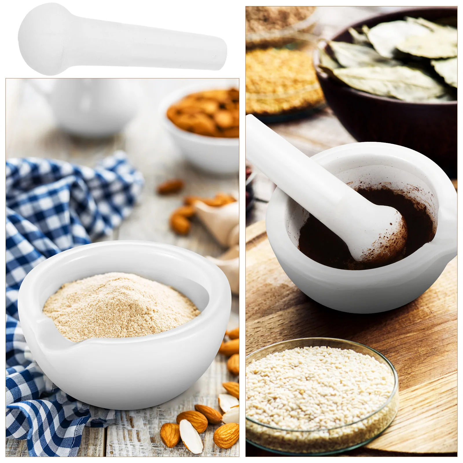 

Ceramic Manual Grinding Pestle 9Cm For Kitchen Garlic Ginger Grinder Small Food Grinder Portable Pestle