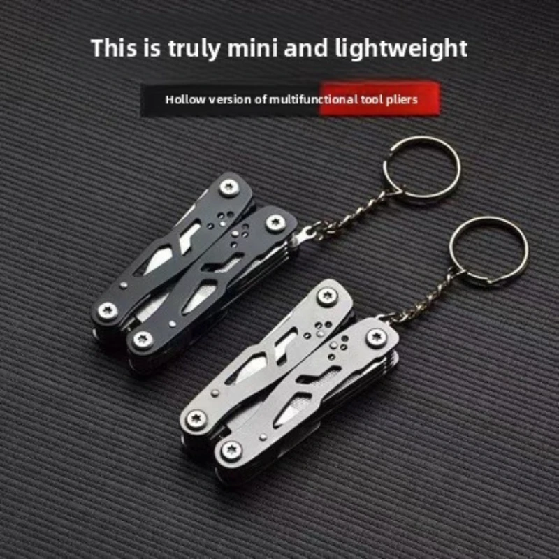 

Mini Folding Multitool Pliers with Knife Screwdriver Scissors EDC Portable Outdoor Camping Survival Gear Repair Tool