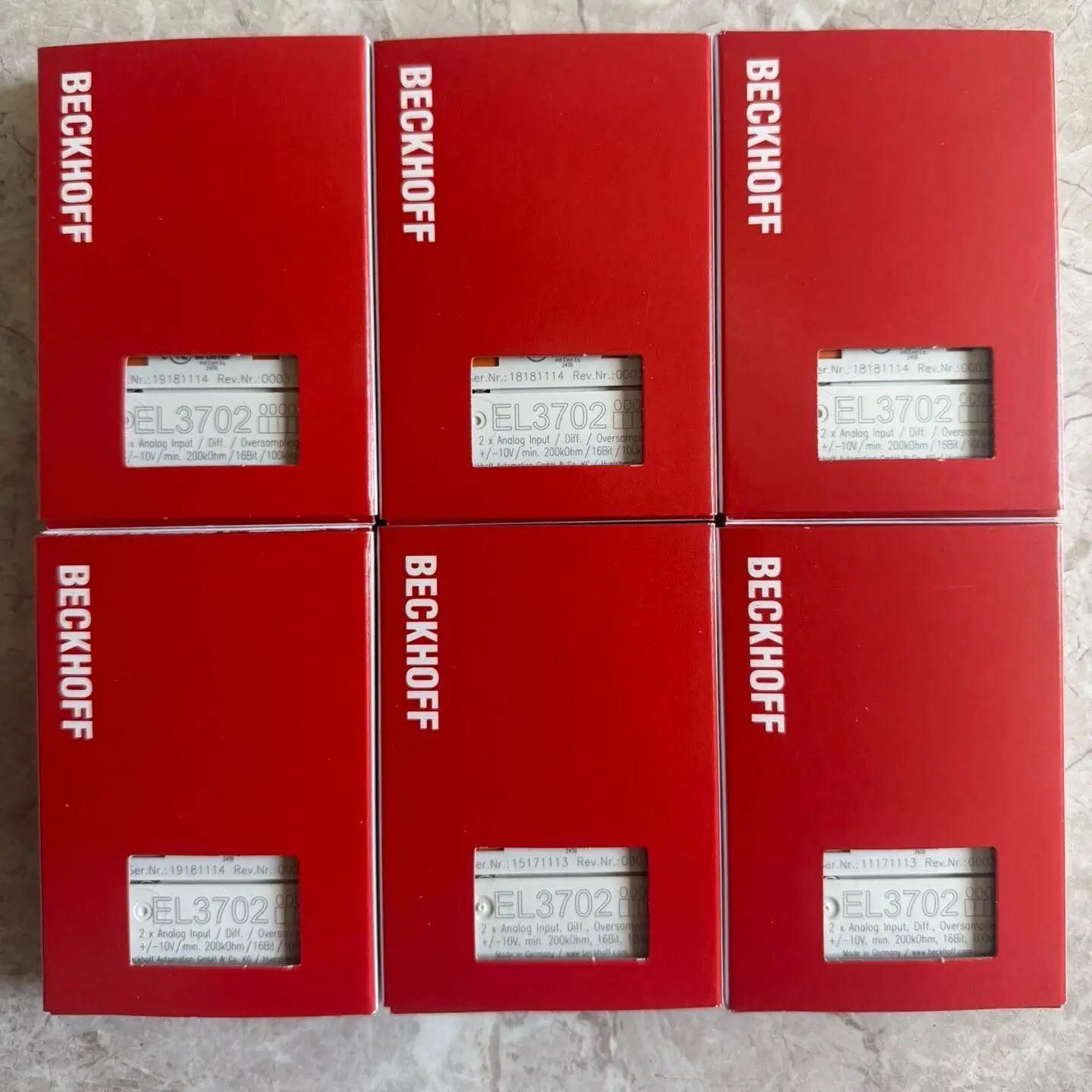 Beckhoff module EL3702 is spot genuine.