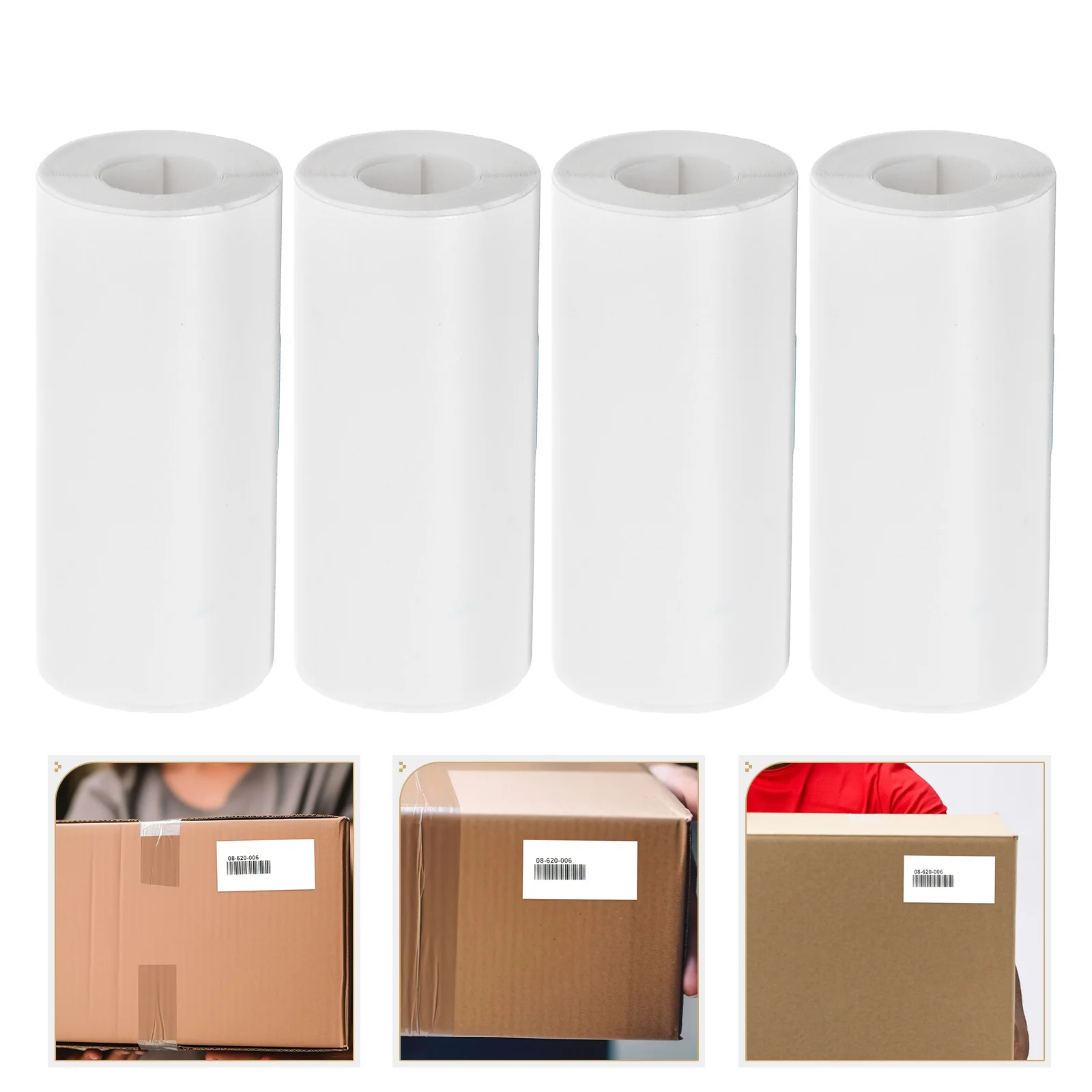 10 Rolls Mini Printer Paper Sticker Self Adhesive Thermal Printing Photo Paper Smooth Surface Compatible Pocket Printer