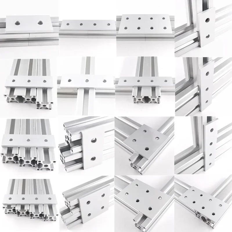 Vertical Connecting Plate TL Cross 2020303040405456608080 Aluminum Profile Reinforcement One-Word Connector