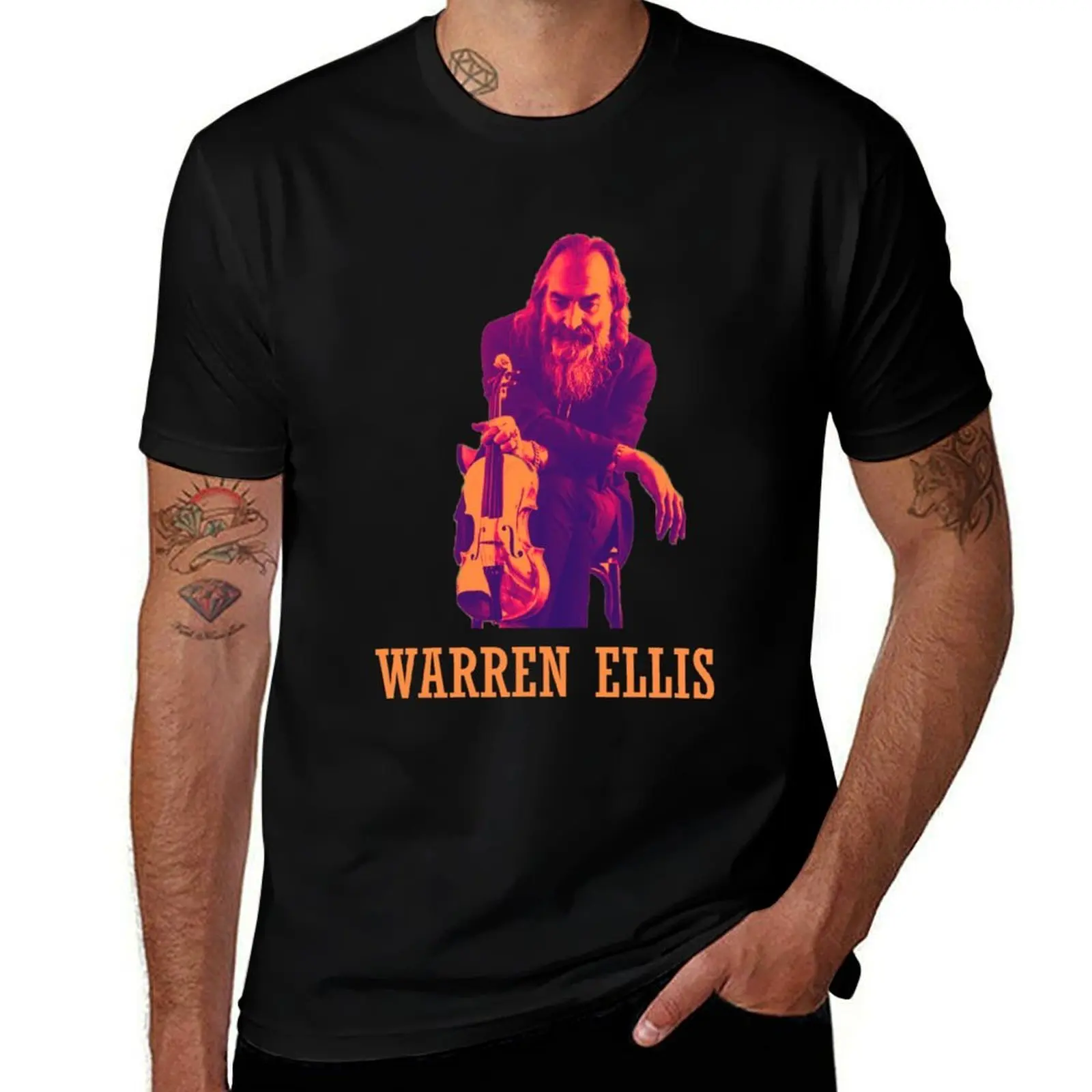 

Warren Ellis T-Shirt t shirts for man cotton soft cotton t shirts man 100% man t shirts graphic T-shirt