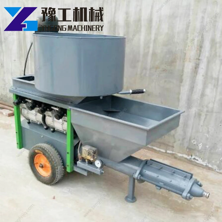 Portable Wall Plastering Machine Automatic Plastering Station Mortar Spraying Machine