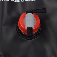 20L Outdoor Camping Shower Bag Solar Heat Hiking Water Storage Foldable Leakproof Lightweight Waterproof for Beach Swimming