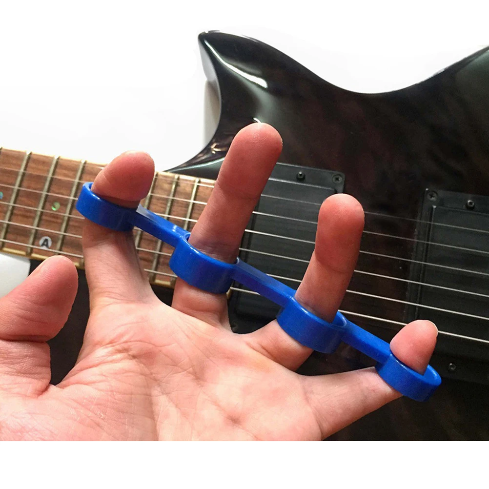 

2Pcs Finger Expansion Sleeves Guitar Practice Tool Ukulele Trainer Musical Instrument Accessories Durable Elastic Easy Clean