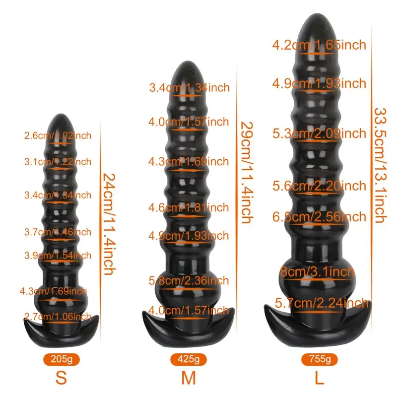 مضحك الكبار العملاق Analplug ألعاب جنسية كبيرة طويلة الشرج للنساء الرجال ضخمة موسع كرات كبيرة الخرز المثيرة مثير المقابس