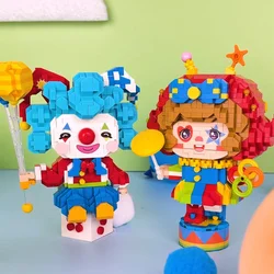 Lizhi LOZ small particle assembling blocks 8917 clown shape holiday decoration puzzle DIY boys and girls toys