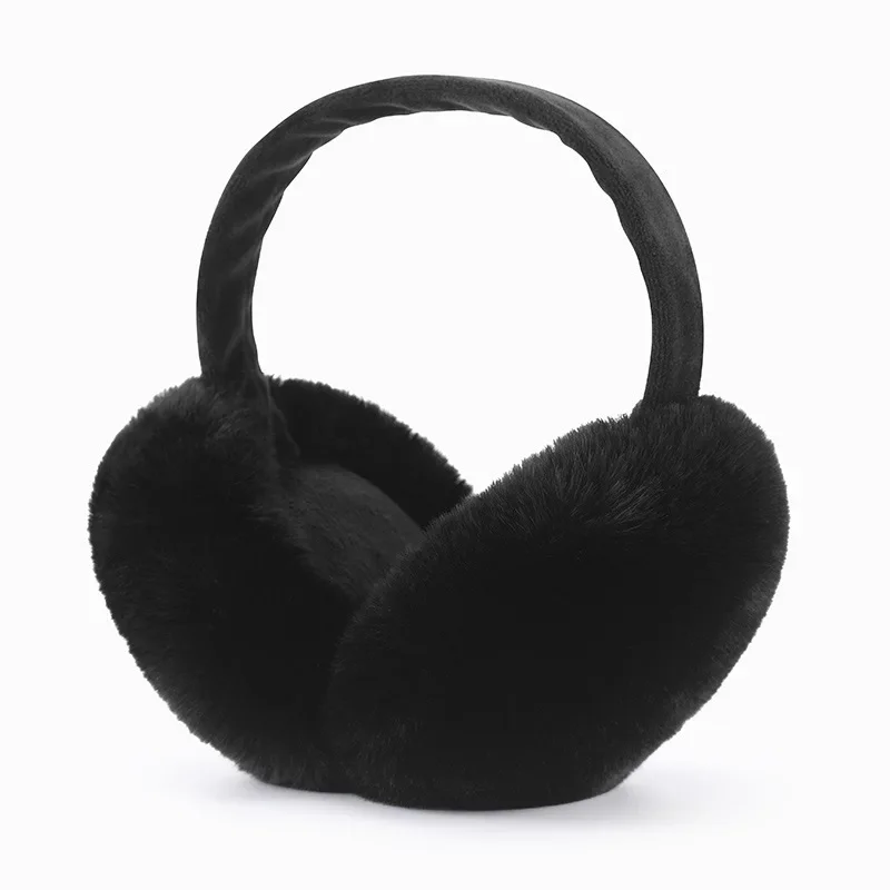 1PC Winter Warm Earmuffs Cute Plush Fur Headphones Fashion Unisex Ear Warmer Solid Color Girls Headband Ear Muff Ear Cover