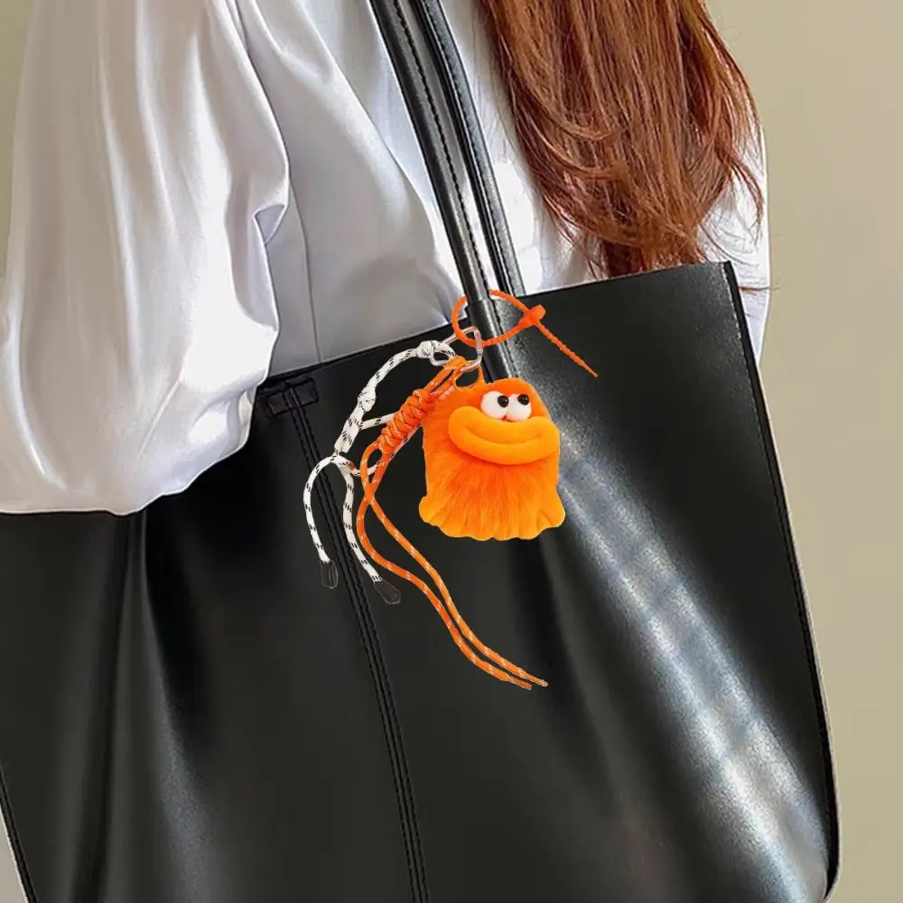 PP algodão pelúcia salsicha boca boneca chaveiro fofo coleção briquetes de pelúcia boneca chaveiro dos desenhos animados corda trançada