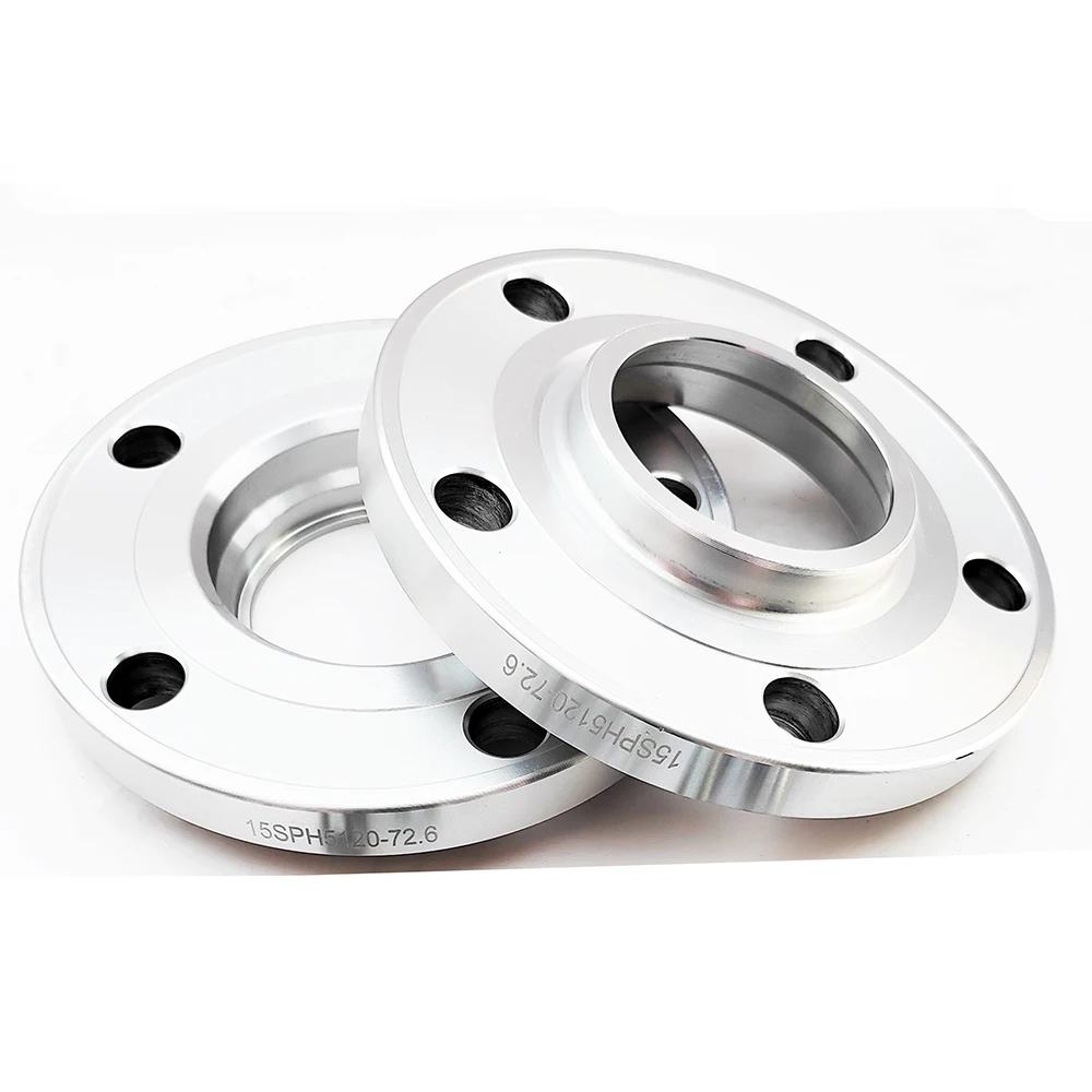 

Аксессуары для тюнинга: 2 шт. проставок для колес 15 мм 5X120 с центрирующим отверстием 72.6 для BMW E30, E36, E38, E60, E65, E90, E91, E92, E93, F01, F02