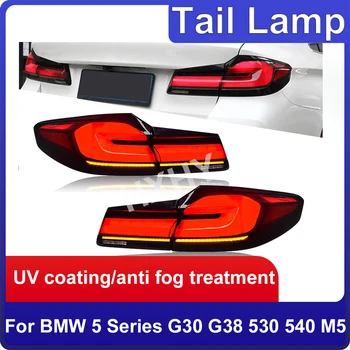 자동차 액세서리 LED 후미등, BMW 530 540 M5 F90 G38 G30 2017 2022 리어 램프 DRL 플러그 앤 플레이 깜박이 스티어링, 2PCs/세트