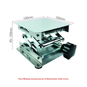 Piattaforma di sollevamento stabile regolabile per manutenzione motocicletta, supporto manuale per incisione in lega di alluminio, tavolo da 10 x 10 cm, mini 12 best sales piattaforma elevatrice - №4