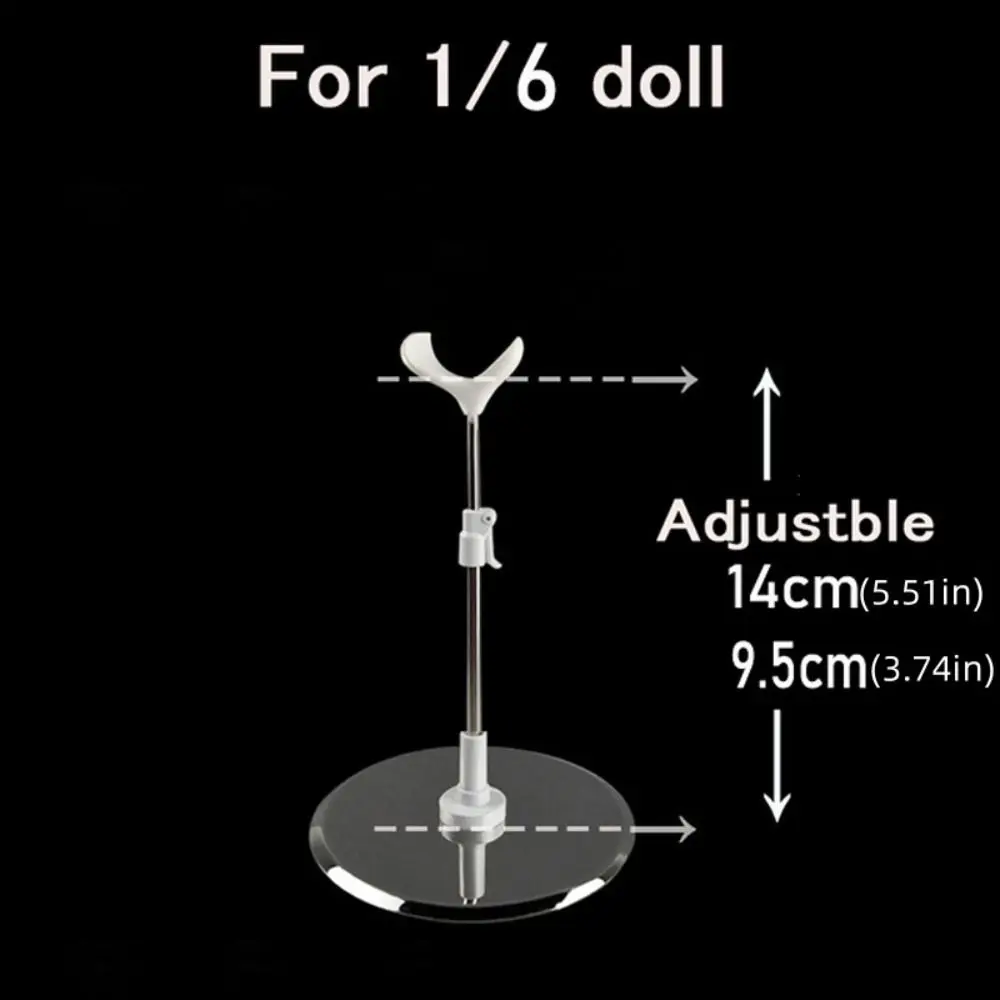 Rvs Pop Display Stand 1/3 1/4 1/6 1/8 Verstelbare Pop Beugel Ondersteuning Metalen Houder Hobby Figuur Modellen Houder