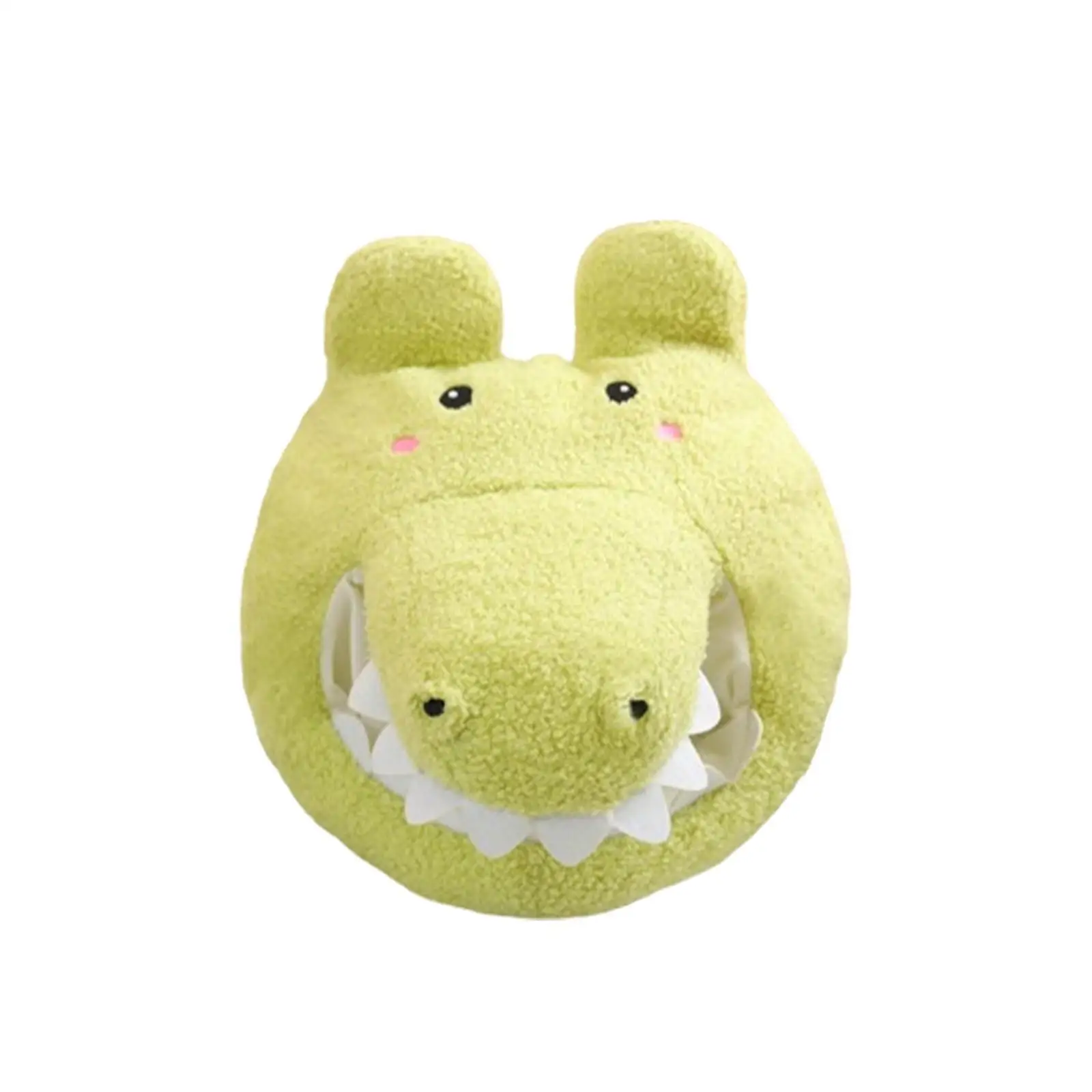 Crocodile Hat Cosplay Headwear Selfie Hat Toy Unique Plush Hat for Holiday