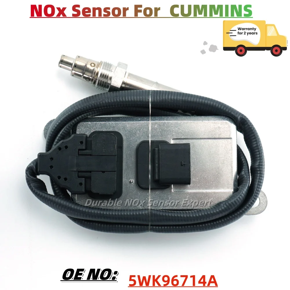 

High Quality 5WK9 6714A 5WK96714A Nitrogen Oxygen Nox Sensor 24V For Cummins Truck Parts 5WK96714A