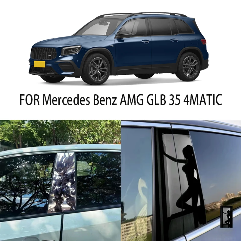 

FOR Mercedes Benz AMG GLB 35 4MATIC window trim center pillar sticker