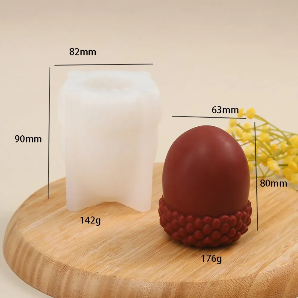 Large 3D Pine Cone Silicone Candle Mold Handmade Chocolate Baking Mould DIY Soap Gypsum Resin Crafts Making Tool Christmas Gift
