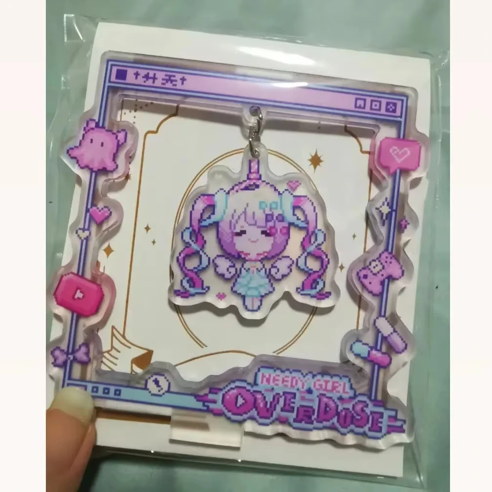 Acrylic Stand Sign Needy Girl Overdose Cartoon Desktop Swing Ornaments Decorate Student Anchor Model Toys Figure Birthday Gift