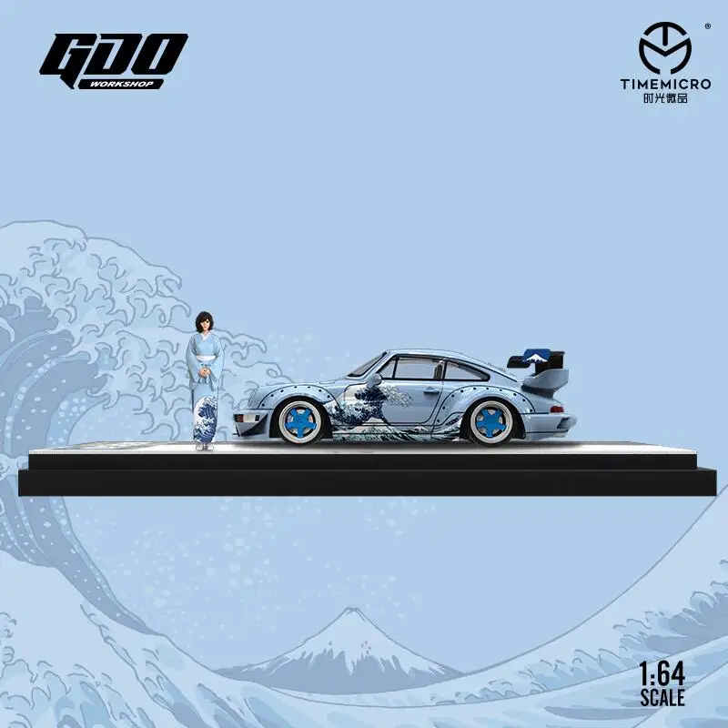 

Time Micro X GDO 1:64 RWB The Great Wave off Kanagawa Model Car