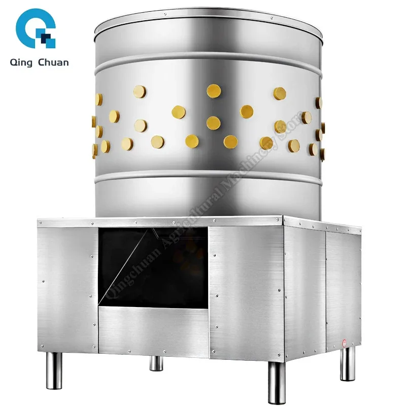 

Chicken Hair Removal Stainless Steel Automatic Birds Depilator Doves Quail Plucking Machine Farm Poultry Plucker