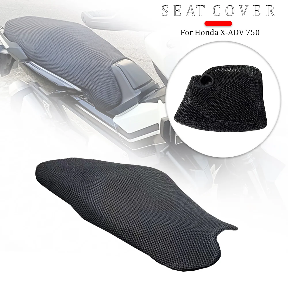 Motorcycle Accessories For 2017-2024 Honda X-ADV 750 X ADV XADV 750 XADV750 Rear Seat Cowl Cover 3D Mesh Net Sun proof Protector