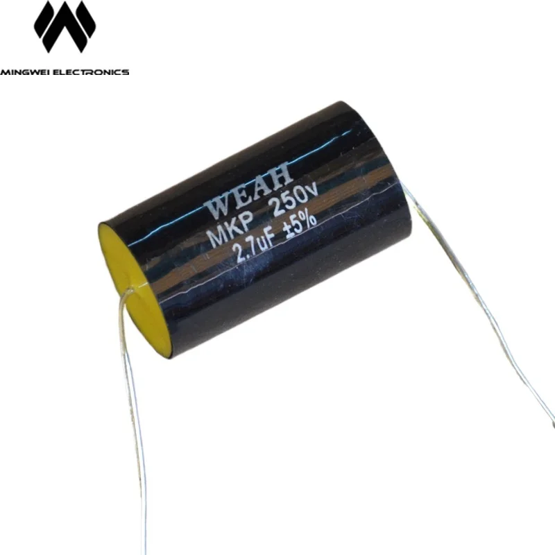 MW Audio 20 Pcs WEAH Polypropylene Metal Film CBB Capacitor 250V 2.7uF Speaker Crossover