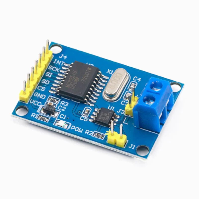 1PCS MCP2515 CAN bus module TJA1050 receiver SPI protocol 51 MCU program routine