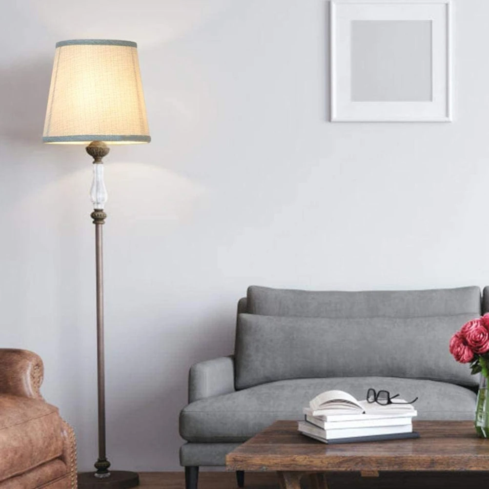 

E14 Cloth Lamp Shade Handmade Premium Durable Fade Resistant Eye Protection Decorative Lighting Accessory For Living