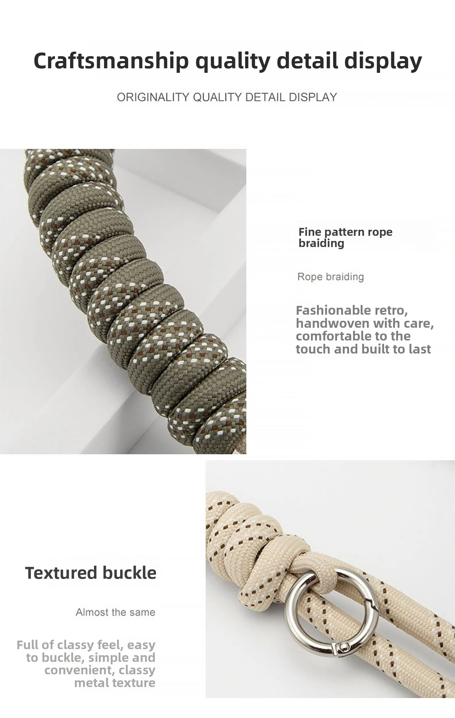 Woven Hand Strap and Underarm Strap Conversion Buckle for Bride a Brace Case S Bag Strap Modification No Damage to Your Bag