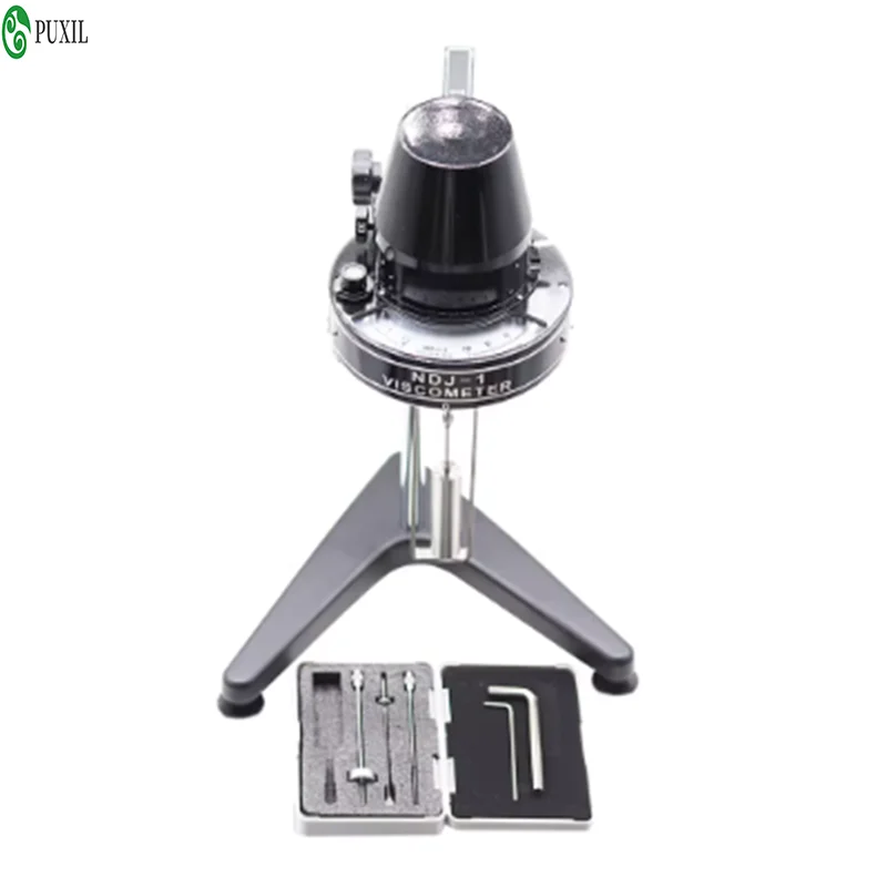 NDJ-1 Rotational Rotary Viscometer Viscosity Tester Meter Fluidimeter Portable Viscosity Meter Tester 220V / 110V