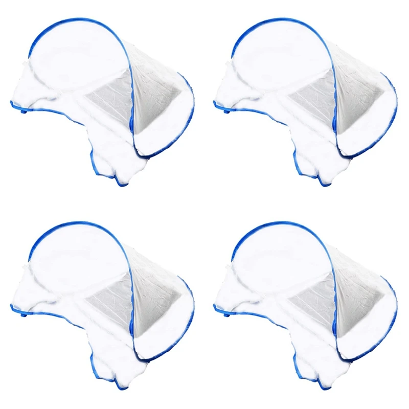 4X Portable Mosquito Head Net Foldable -Up Travel Mosquito Net For Bed Free Installation-Medium Size