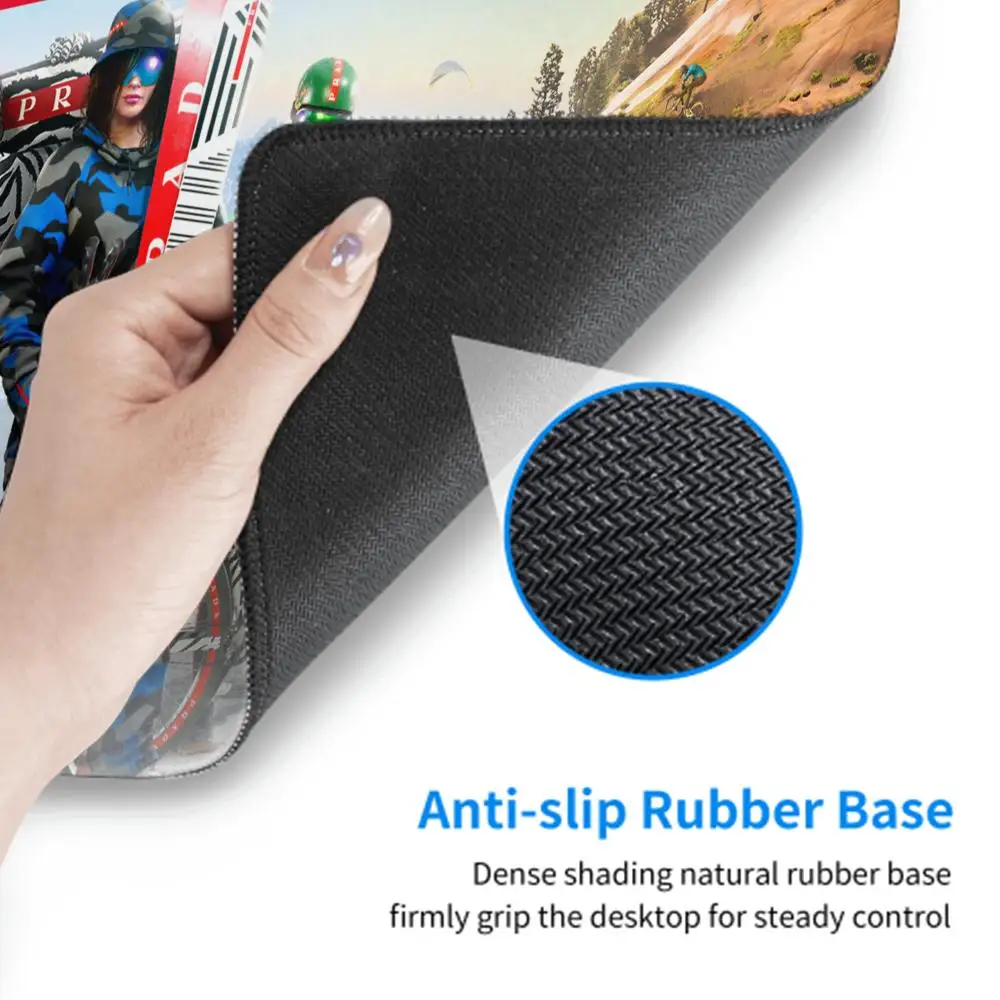 900x400mm Gaming Speed Keyboard Pad Riders Republic Mousepad New Mousepad XXL Rubber Carpet Locked Edge Mouse Mat Game Accessory