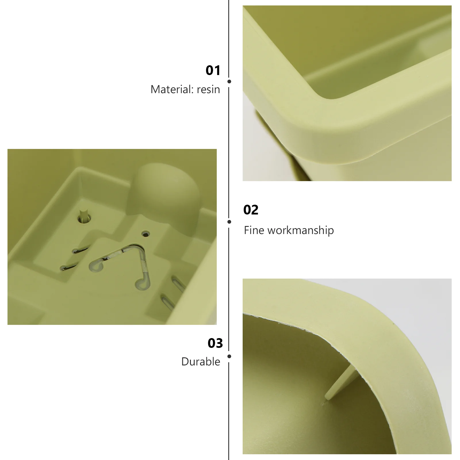 Plastic Vegetable Pot Plants Planter Boxes Outdoor Pots Seedling Indoor Rectangular Planting Garden Breathable