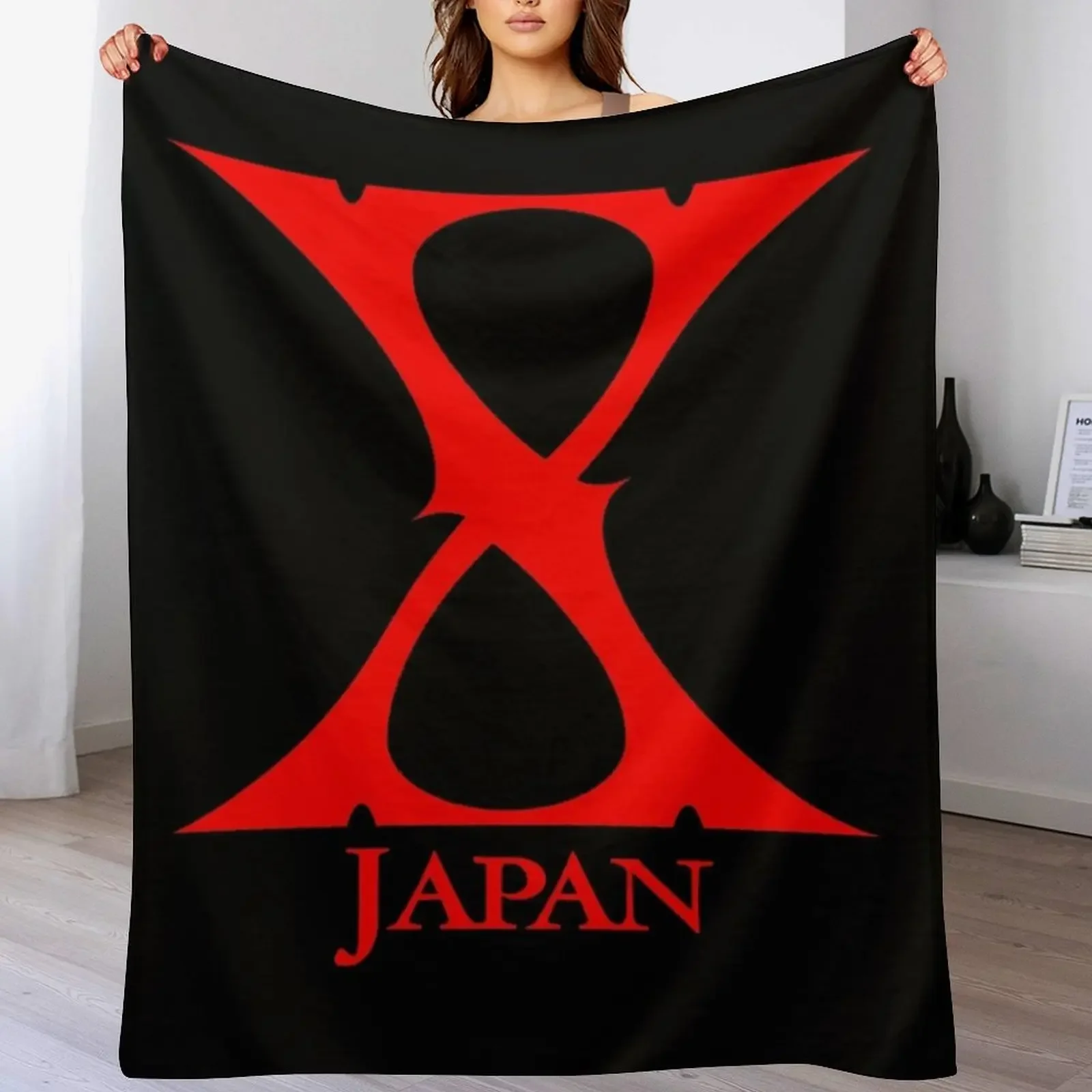 

New Red XJapan Products Throw Blanket Summer Beddings Luxury St Stuffeds Single Blankets