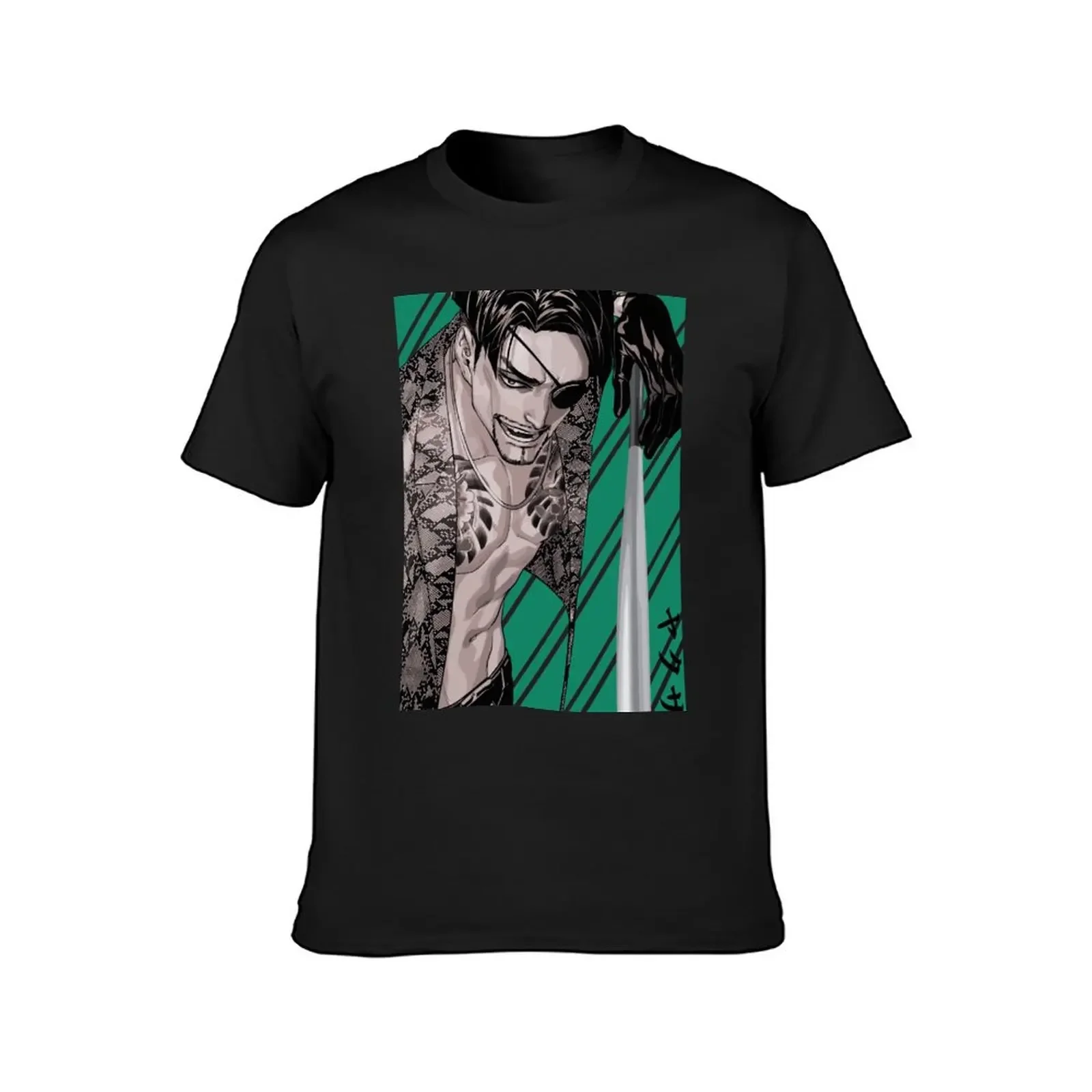 Majima Goro เสื้อยืดช่องว่างเสื้อยืดวินเทจเสื้อผ้าบุรุษ