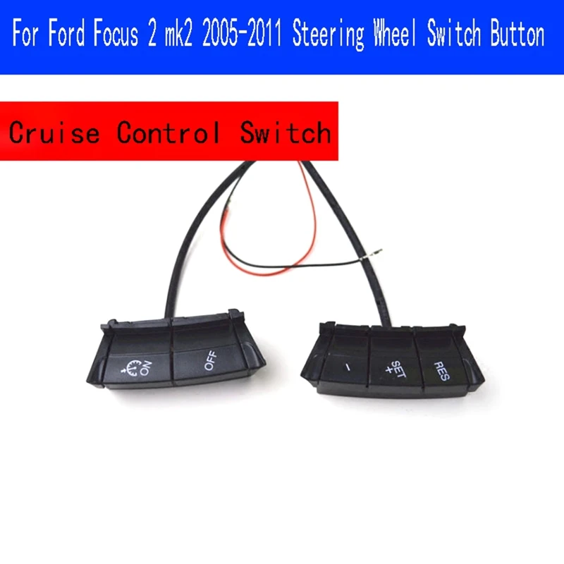 Car Switch Cruise Speed Control Switch For Ford Focus 2 Mk2 2005-2011 Steering Wheel Switch Button