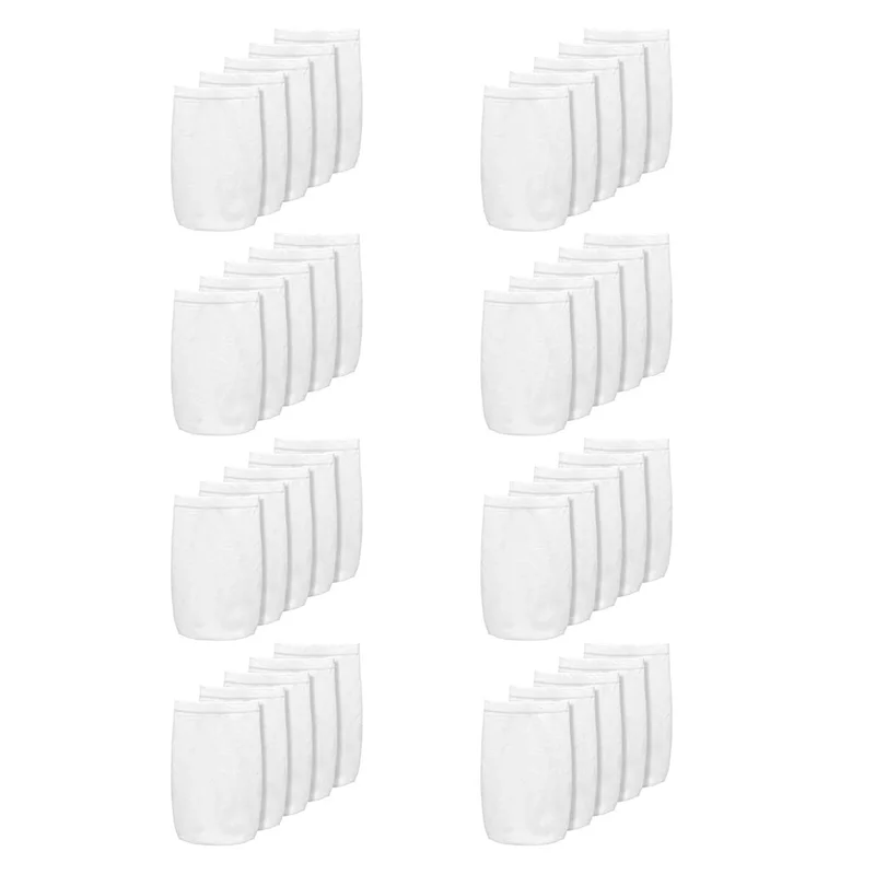 

A63X-Носки для скиммера для бассейна, 40 шт., носки с корзиной для фильтра для бассейна, многоразовые носки с ультратонкой сеткой, фильтр для ловли мусора в бассейне