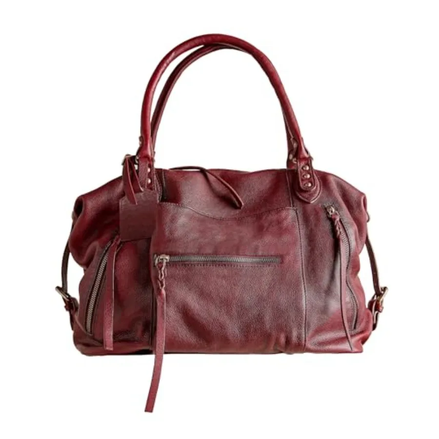 

Women's Large Tote Bag City Tote Bag Purse with Zipper Women Vegan Leather Hobo Handbags with Adjustable Strap