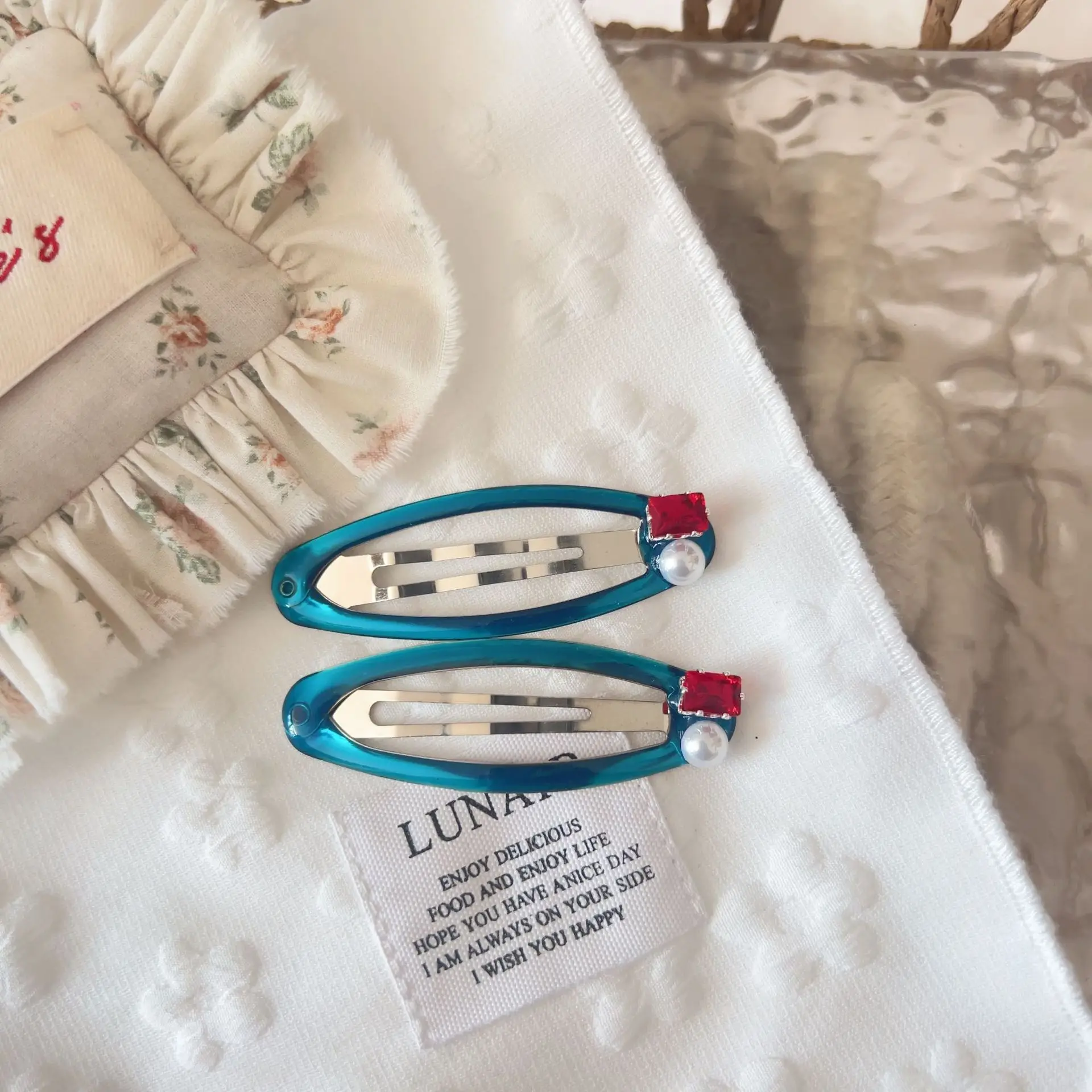 

Women's Hair Clips Korean Style Fashionable Pearl BB Hair Clip Simple And Versatile Side Clip Crushed Hair Clip Hair Accessory