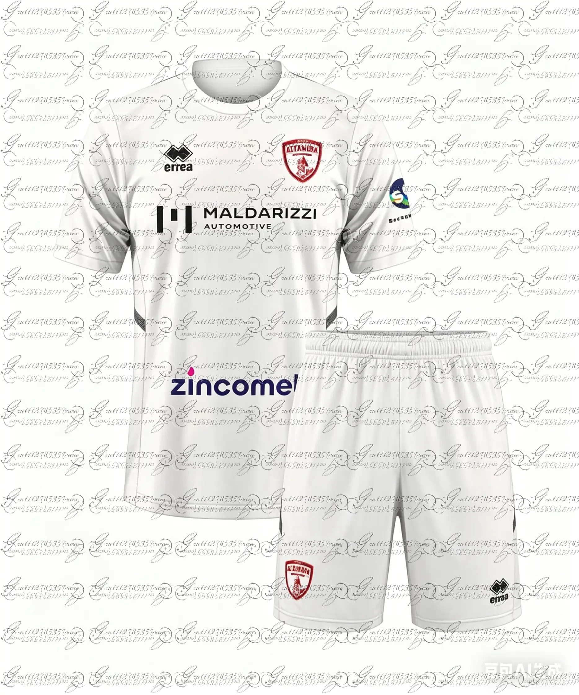 

26 New Hot Team Altamura Football Shirt Summer Sports Men's and Women's Fashion T-shirt Set Clothing Unisex