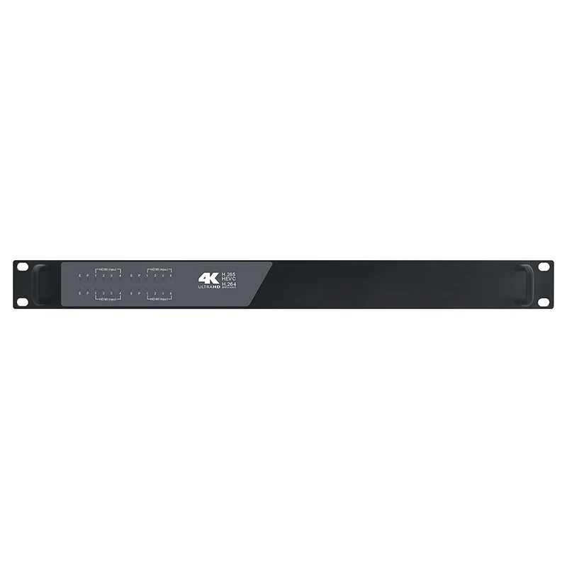 1U Rack-mounted RTMP RTSP 4K H265 HDMI to IP Broadcast Video Encoder