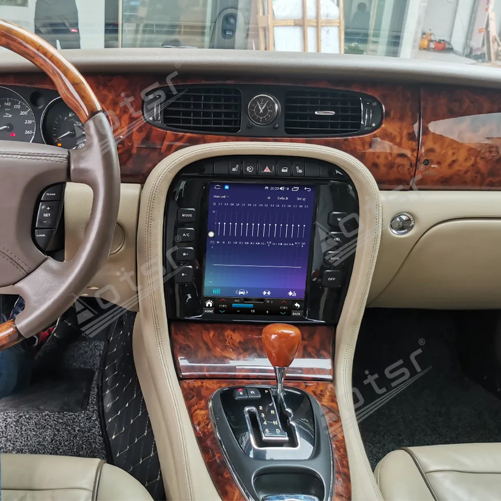 10.4 "HD شاشة تعمل باللمس ل جاكوار XJ 2004-2008 أندرويد 14 راديو ستيريو للسيارة الوسائط المتعددة Carplay نظام تحديد المواقع والملاحة المعلومات والترفيه #1