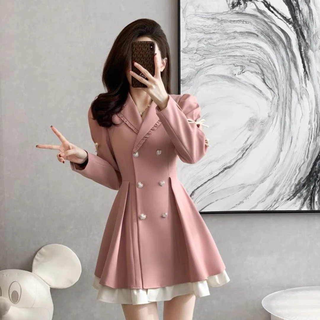 French Senior Sense of Imperial Sister Light Mature Wind Dress Women's New Goddess-like Temperament Celebrity Suit Skirt